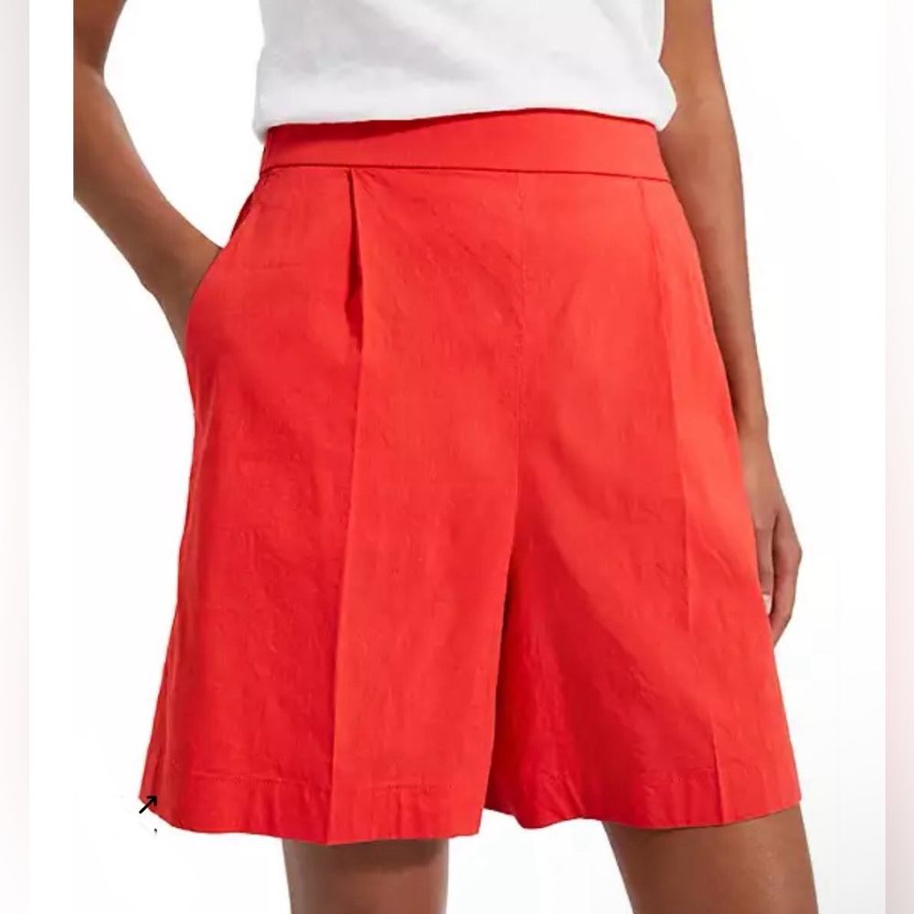 Theory  Pleated Pull On Shorts Size Small (P)